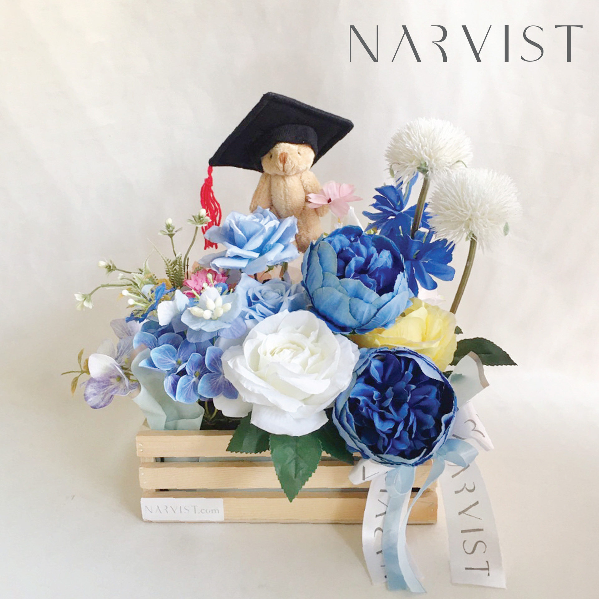 ช่อดอกไม้รับปริญญา