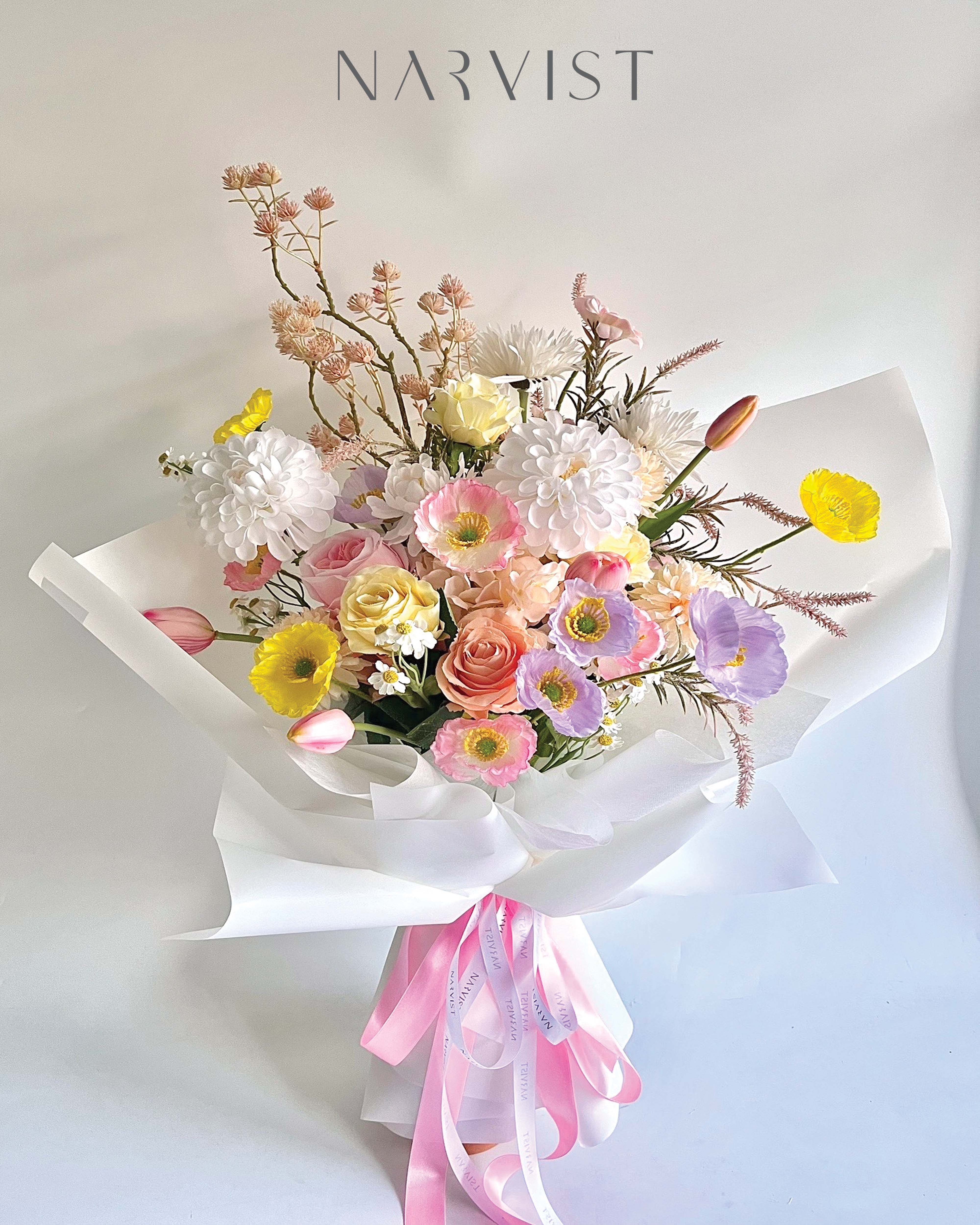 ช่อ Sweet Flower 2 ดอกไม้ประดิษฐ์ - BQ79